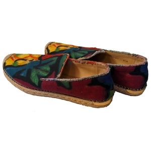 Stuart Weitzman Abstract Print Espadrille